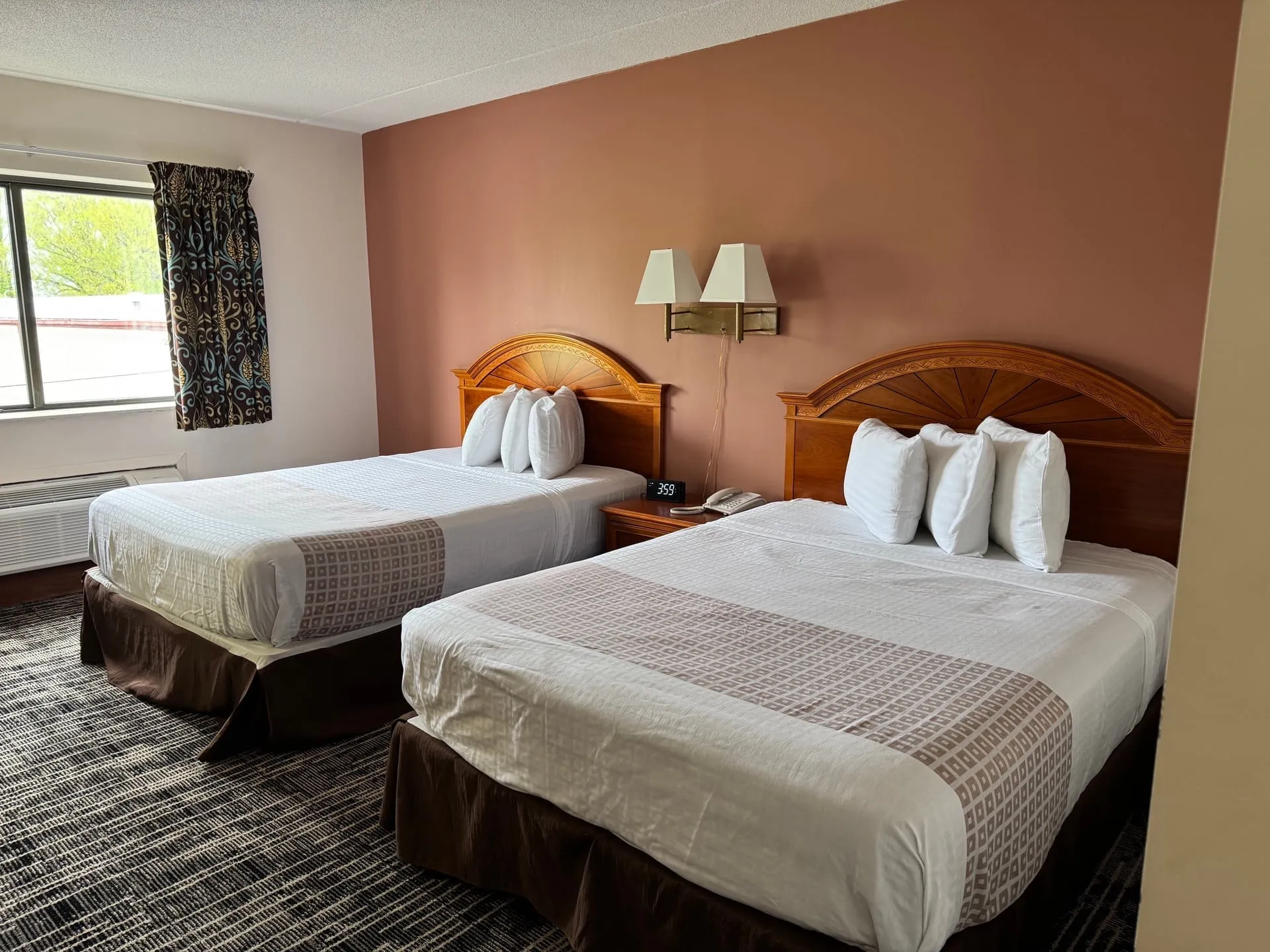 Two Queen Beds Inside at South Shore Inn Sandusky