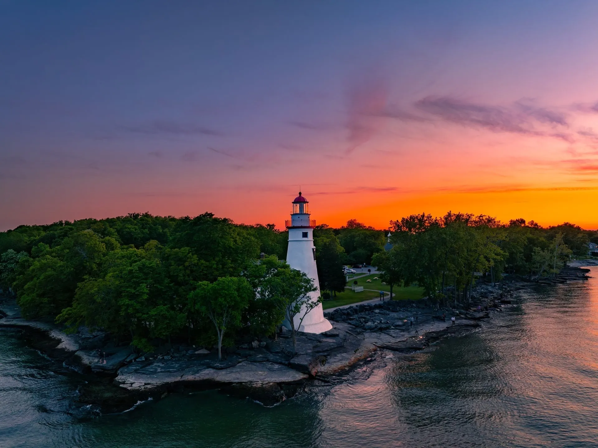 Marblehead Lighthouse Ohio's oldest lighthouse on Lake Erie