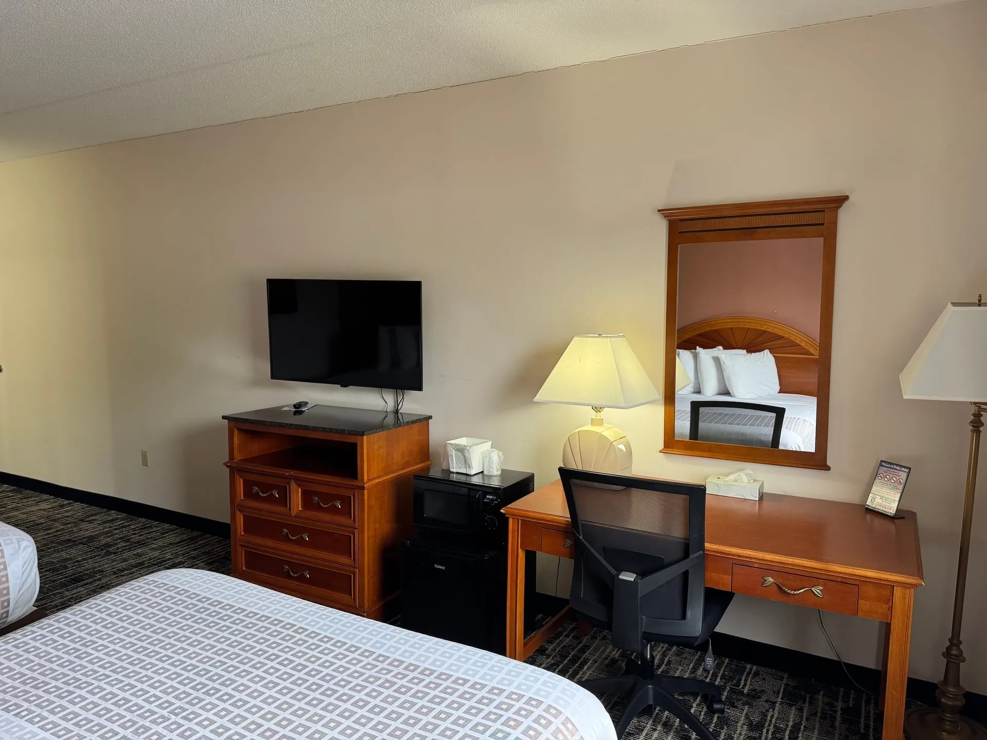 Two Queen Beds Inside - TV + Desk at South Shore Inn Sandusky